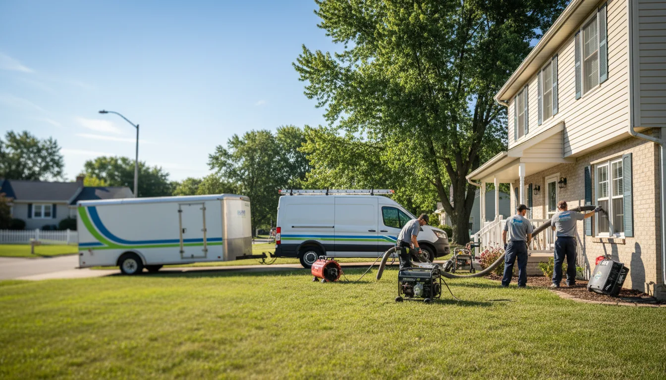 Flooded Basement Restoration And Cleanup With Repair in New Madrid, MO near me